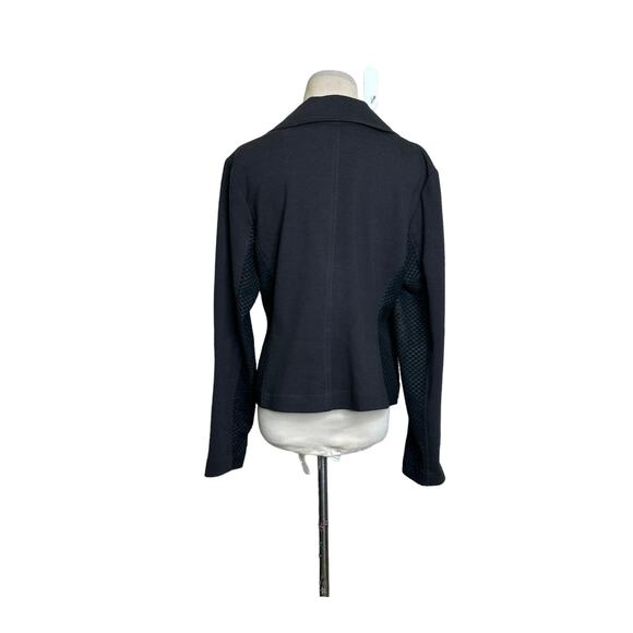 Donna Degnan black moto jacket size 12 - Picture 11 of 12